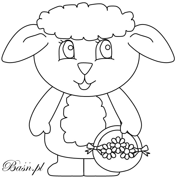 owieczka malowanka